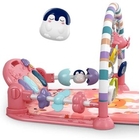 Zongorás játszószőnyeg - több típusban-rózsaszín