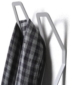 Design fali fogas dupla, szürke