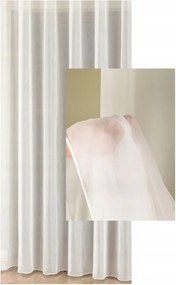 Függöny Könnyű Klasszikus Fehér Offwhite Törött Fehér Sz.120x270 Wave Szalaggal