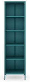 Könyvespolc MARIO, 500 x 1800 x 350 mm, Modern: tengerszínű