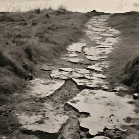 Poszter 70x70cm Emlékút a dűnék között