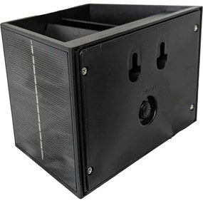 LED Napelemes fali lámpa CUBUS 2xLED/1,5W/3,7V 1500 mAh IP54