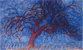 Divatos 3D Fali Tapéta Lángoló fa 416x254 Ragasztóval