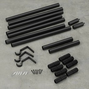 Acél bővíthető függönykarnis 163 - 325 cm Zen – Umbra