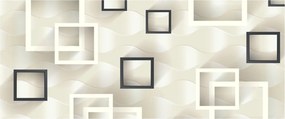 Geometriai absztrakt kép (120x50 cm)