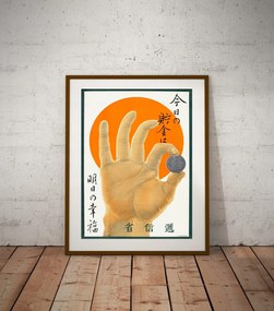 Régi Poszter Japán Travel Poster 1920r. 70x50cm