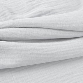 Goldea muszlin párnahuzat - világosszürke 40 x 40 cm