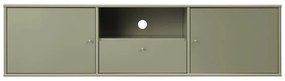 Khaki TV-állvány 161x42x45 cm Mistral – Hammel Furniture
