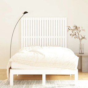 fehér tömör fenyőfa fali fejtámla 127,5x3x110 cm