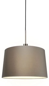 Modern függesztett lámpacél 45 cm-es árnyalattal - Combi 1