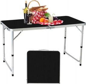 Turista Szett Kemping Asztal 4 Szék Összecsukható Bőrönd 5in1