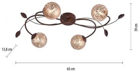 Paul Neuhaus 6395-48 - Csillár GRETA 4xG9/40W/230V