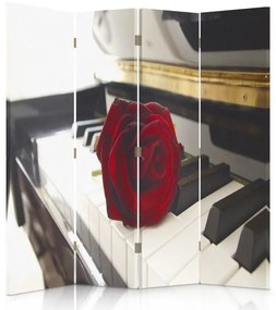 Gario Paraván Rose a zongorán Méret: 145 x 170 cm, Kivitelezés: Klasszikus paraván