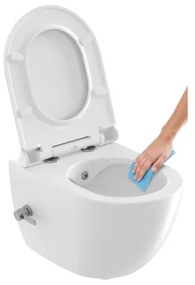 Ravak X01912 - Függesztett WC bidéfúvókával CHROME, kerámia/fehér