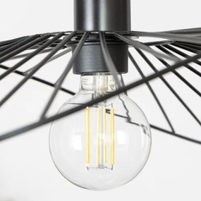 Brilagi - LED függeszték drótkábelen CERIA WIRE 1xE27/40W/230V 40x56 cm fekete