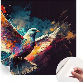 Fotótapéta Fali tapéta Hálószobába és Nappaliba Színes madár 250x250 cm