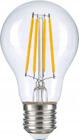 Led izzólámpa átlátszó A60 3.8W/230V/E27/2700K/806Lm/360°