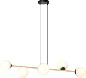 Emibig modern függeszték gravity fehér fekete arany emi1241/6