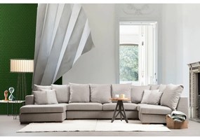 Világosszürke sarokkanapé ("U" alakú) Colorado – Balcab Home