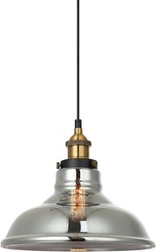 Italux modern vintage függeszték hubert fekete arany itxmdm-2381/1 gd+sg