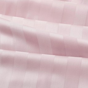 Goldea damaszt ágyneműhuzat - régi rózsaszínű csíkos 140 x 200 és 70 x 90 cm