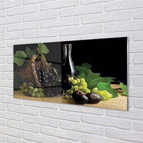Üvegképek Trash bor szőlőlevél 120x60cm