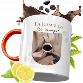 Narancssárga Bögre Baristáknak Ajándék fényképes nyomtatással