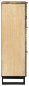 Highboard - 40x33.5x110 cm Tömör Mangófából