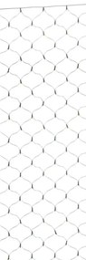 színes kültéri hálós karácsonyi világítás 204 LED-del 3 x 2 m