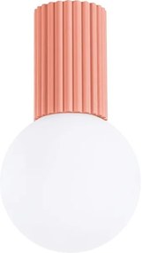 Sollux SL.1753 - Fürdőszobai mennyezeti lámpa HALO 1xG9/8W/230V IP44 rózsaszín