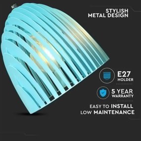 Csillár zsinóron 1xE27/60W/230V kék