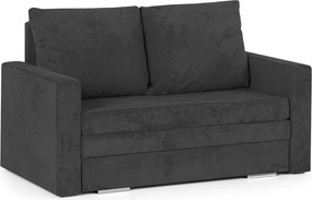 DOTA Kétszemélyes kinyitható kanapé Sötétszürke