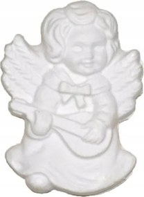 20db Angyalka gitárral gipsz figura 7cm