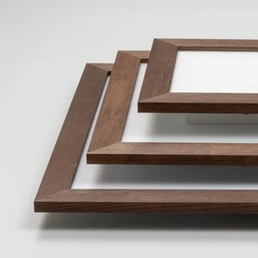 Eglo - LED Mennyezeti panel SALOBRENA-RW WOOD LED/34W/230V 2700/4000K sötét barna