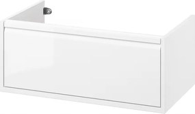 Ikea Angsjon Mosdószekrény fiókkal, fényes fehér, 80x48x33 cm