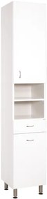 Keramia Pro fürdőszobaszekrény magas 35x192x33,3 cm fehér lesk PROV35K