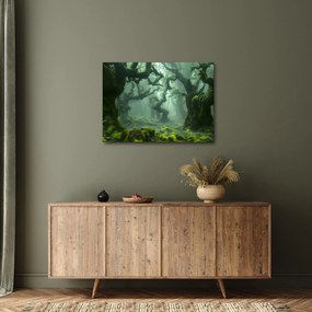 Kép - Egy mohával borított erdő (70x50 cm)