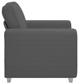 sötétszürke kordbársony szövet kanapéfotel 60 cm