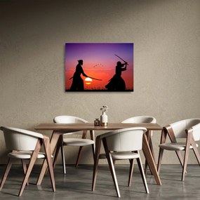 Üveg kép - Szamuráj (70x50 cm)