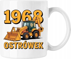 Bögre 1968 traktor Prl 2 Fehér 330ml