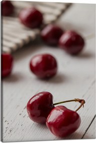 Vászonkép Konyha Szórott cseresznye 40x60 cm