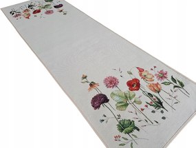 Gobelin futófelület 47x140 cm Virágos motívum Mezei virágok