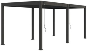 Rojaplast intro plus bioklimatikus pergola 6X3 M - szürke, RAL 7016  (6361)