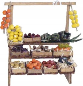 GyĂŒmölcs- Ă©s zöldsĂ©gtĂĄrolĂł betlehemhez- 14cm magas