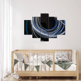 Kék vonalak képe (150x105 cm)