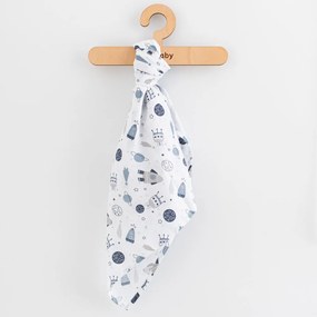 Muszlin pelenka New Baby 60x80 cm 3 db FIÚ