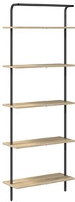 Könyvespolc sonoma tölgy 60 x 24 x 168 cm Faanyag
