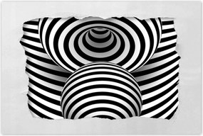 Poszterek 120x80 Absztrakt fekete-fehér