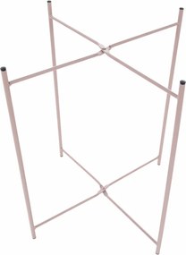 Kisasztal levehető tálcával, nude rózsaszín, RENDER