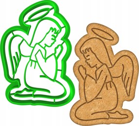 Húsvéti Forma Mézeskalács lyukasztó Húsvétra Angyalka 8cm